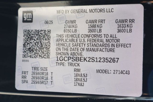 2025 Chevrolet Colorado Work Truck