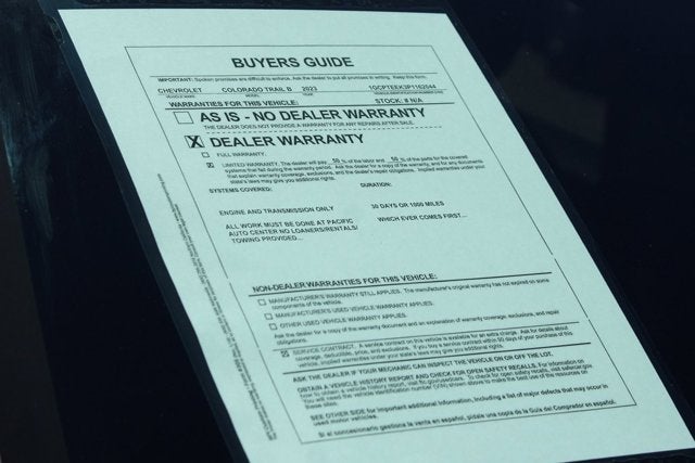 2023 Chevrolet Colorado Trail Boss