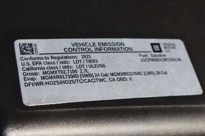 2021 Chevrolet Silverado 1500 Custom