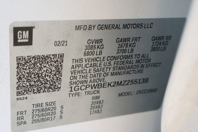 2021 Chevrolet Silverado 1500 Custom