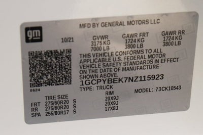 2022 Chevrolet Silverado 1500 LTD Custom