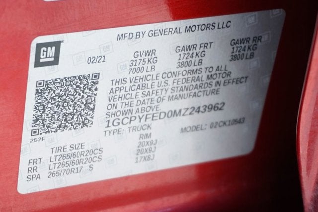 2021 Chevrolet Silverado 1500 LT Trail Boss