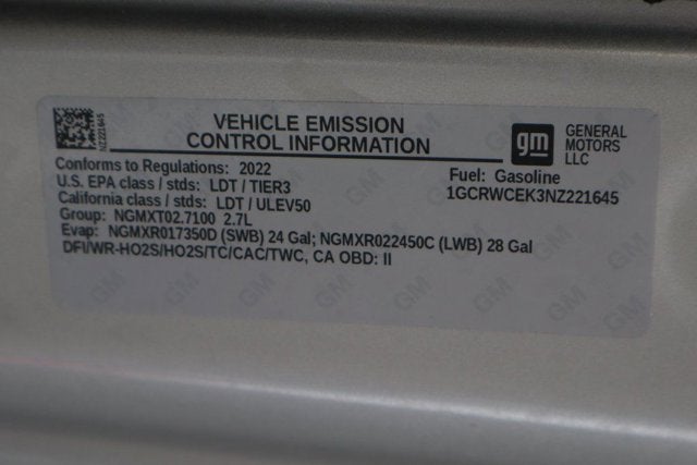 2022 Chevrolet Silverado 1500 LTD LT