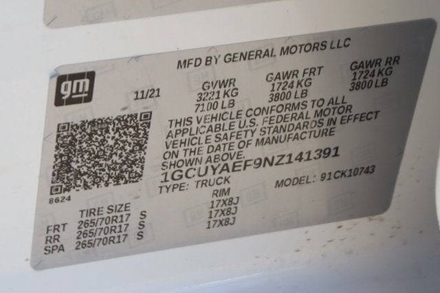 2022 Chevrolet Silverado 1500 LTD Work Truck