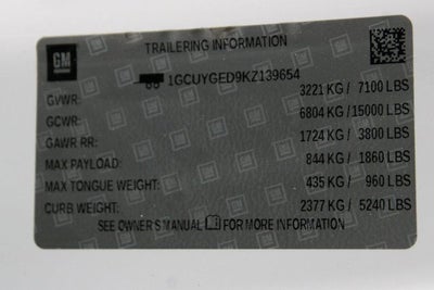 2019 Chevrolet Silverado 1500 LTZ