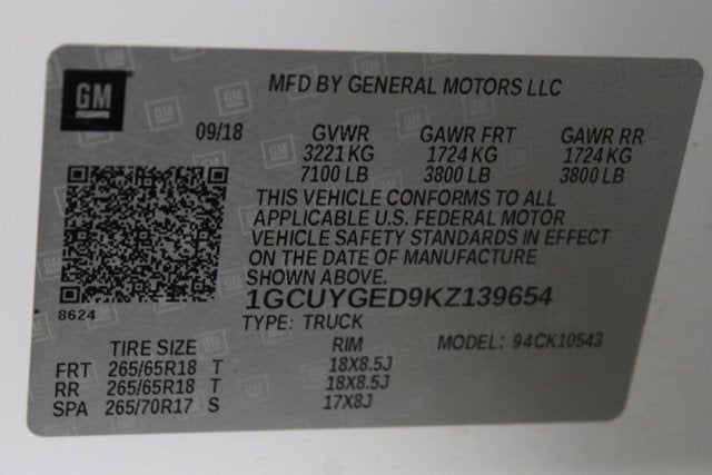 2019 Chevrolet Silverado 1500 LTZ