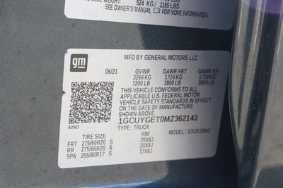 2021 Chevrolet Silverado 1500 LTZ