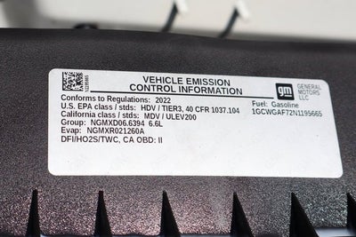 2022 Chevrolet Express 2500 Work Van