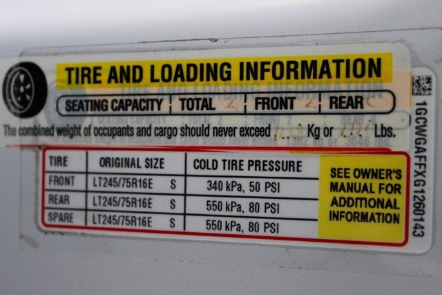 2016 Chevrolet Express 2500 Work Van