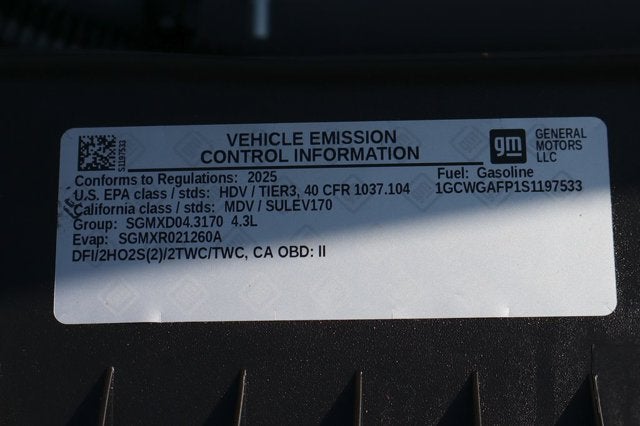 2025 Chevrolet Express 2500 Work Van