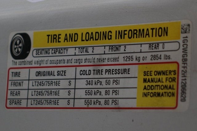 2017 Chevrolet Express 2500 Work Van