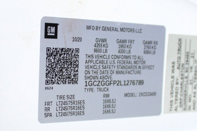 2020 Chevrolet Express 3500 Work Van