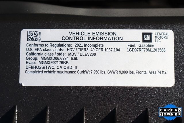 2021 GMC Savana Commercial Cutaway Work Van