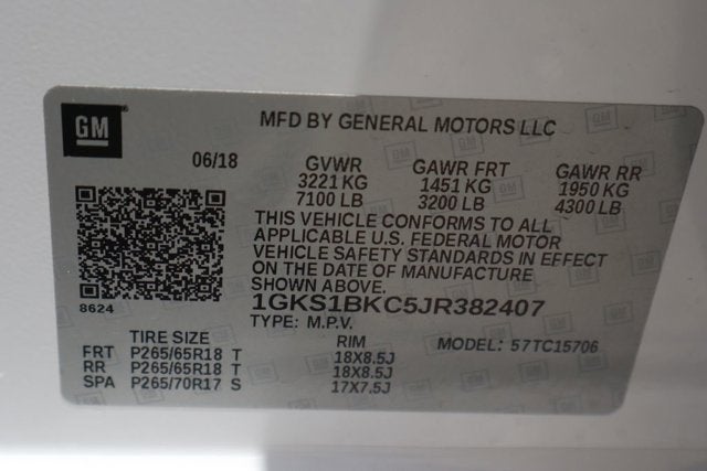 2018 GMC Yukon SLT