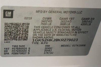 2019 GMC Yukon XL Denali