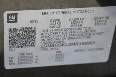 2021 Chevrolet Suburban High Country