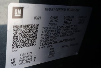 2021 Chevrolet Suburban High Country