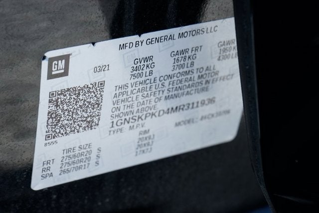 2021 Chevrolet Tahoe Z71