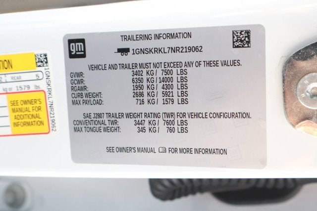 2022 Chevrolet Tahoe RST