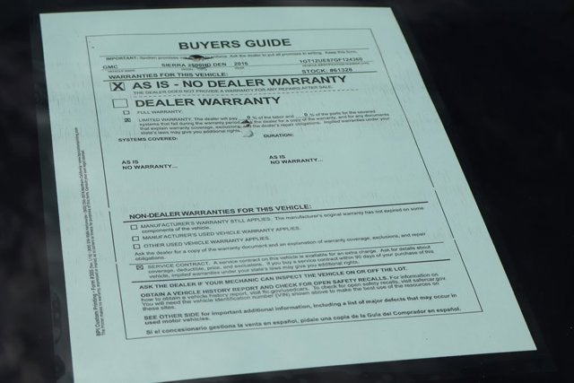 2016 GMC Sierra 2500HD Denali