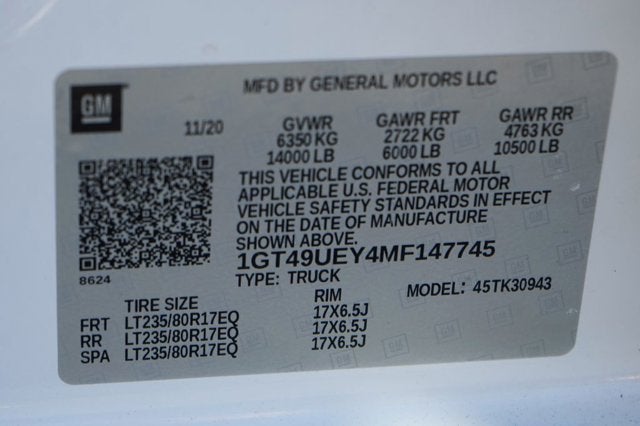 2021 GMC Sierra 3500HD SLT