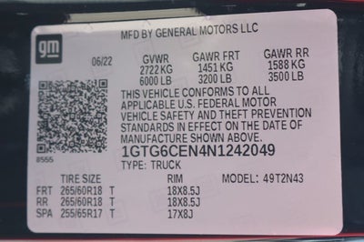 2022 GMC Canyon Elevation