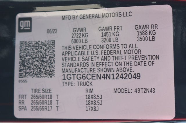 2022 GMC Canyon Elevation