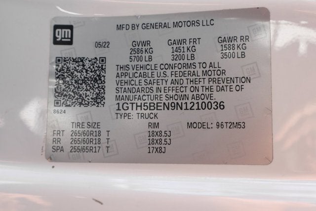 2022 GMC Canyon Elevation Standard