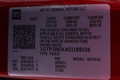 2025 GMC Canyon Elevation
