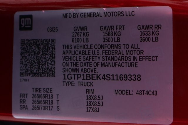 2025 GMC Canyon Elevation