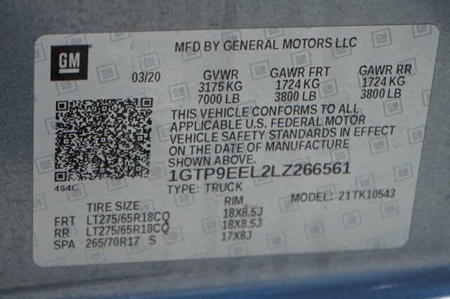 2020 GMC Sierra 1500 AT4