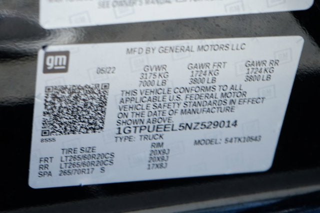 2022 GMC Sierra 1500 AT4