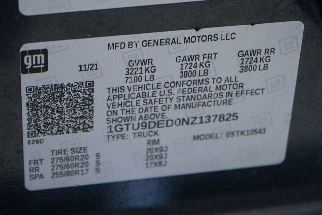 2022 GMC Sierra 1500 Limited SLT
