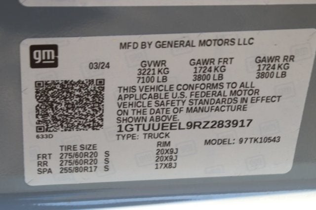 2024 GMC Sierra 1500 AT4