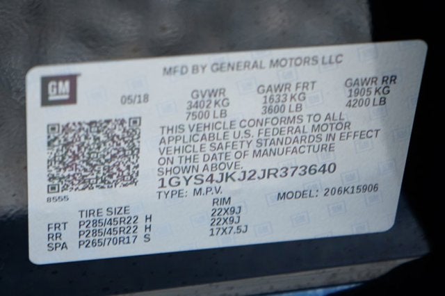 2018 Cadillac Escalade ESV Premium