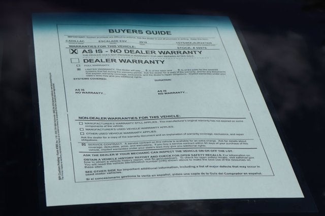 2018 Cadillac Escalade ESV Platinum Edition