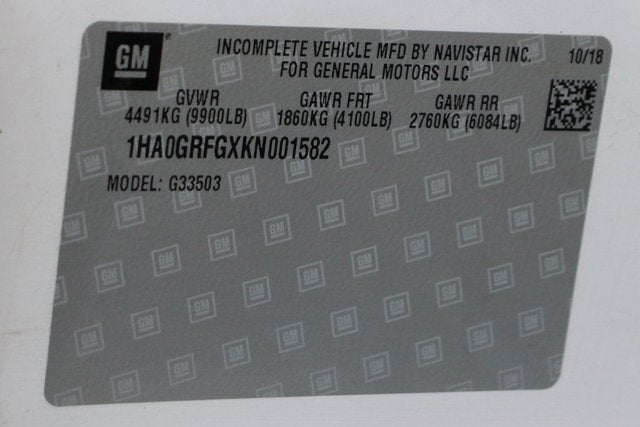 2019 Chevrolet Express 3500 Work Van