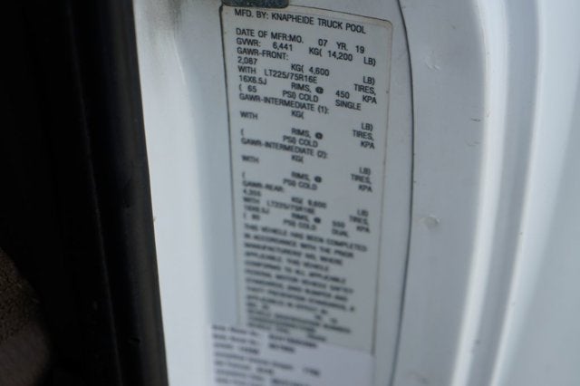 2019 Chevrolet Express Cutaway 4500 Series