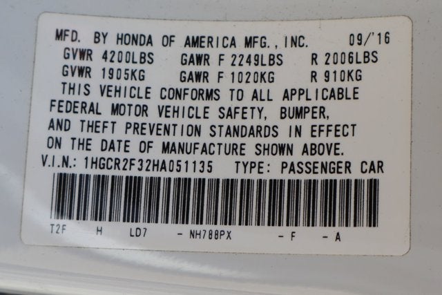 2017 Honda Accord LX