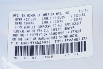 2016 Honda Accord Sport