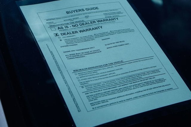 2022 Honda Accord Sport