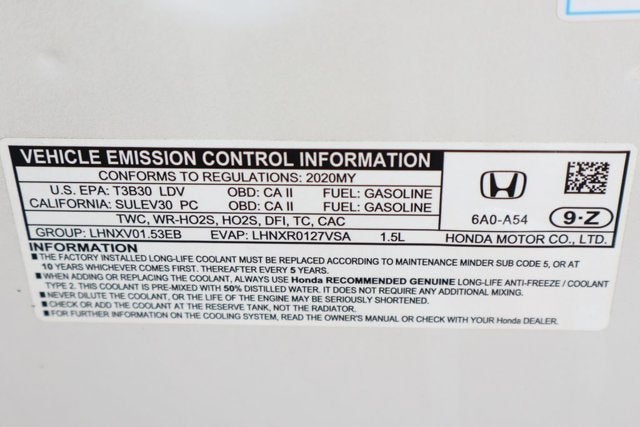 2020 Honda Accord EX-L
