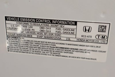 2022 Honda Accord Hybrid Sport