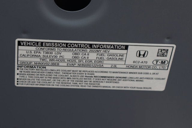 2022 Honda Accord Hybrid Touring