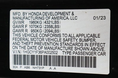 2023 Honda Accord EX