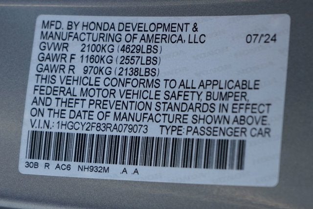 2024 Honda Accord Hybrid Touring