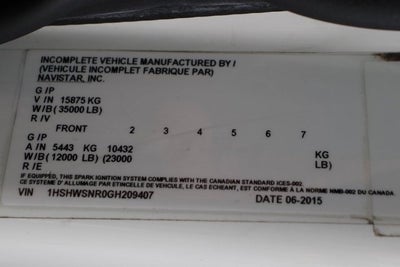 2016 International 8000 Series 8600