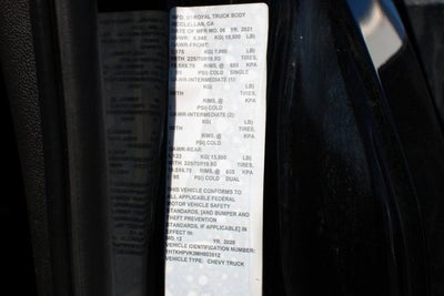 2021 Chevrolet Silverado 4500HD Work Truck