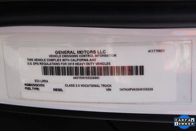 2019 Chevrolet Silverado 5500HD Work Truck