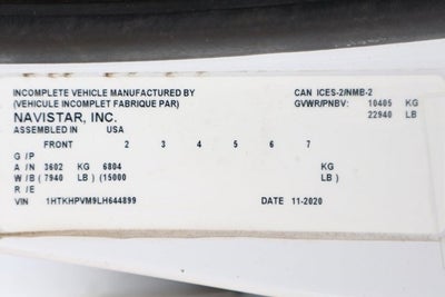 2020 Chevrolet Silverado 6500HD 1WT